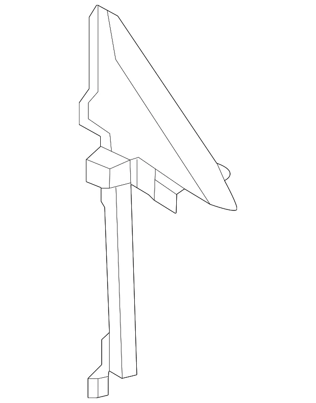 Window Regulator Guide - Ford (m2dz7825767c) - view 2