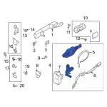 Latch Assembly - Ford (m2dz78264a27e) - view 8