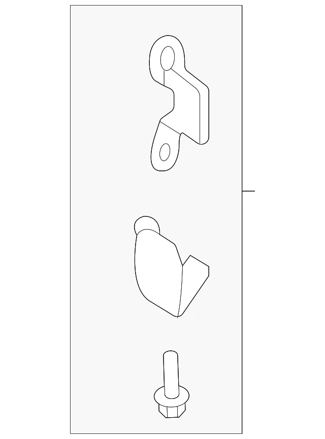Door Hinge - Ford (m2dz7826801a) - view 4