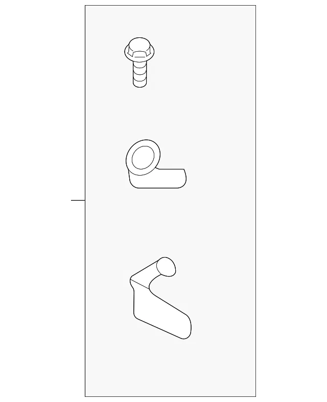 Lower Hinge - Ford (m2dz7826810a) - view 2