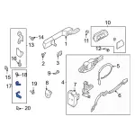Lower Hinge - Ford (m2dz7826811a) - view 12