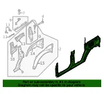 Quarter Panel - Ford (m2dz7827846a) - view 10