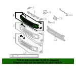Grille - Ford (m2dz8200aa) - view 10
