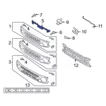 Grille Bracket - Ford (m2dz8a154aa) - view 11