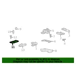 Bracket - Soft Top Latch Mount - Ford (m2dz98245a26a) - view 10