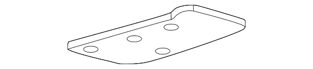 Bracket - Soft Top Latch Mount - Ford (m2dz98245a26a) - view 4