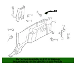 Interior Quarter Panel Trim Panel Insert - Ford (m2dz9842410aa) - view 11