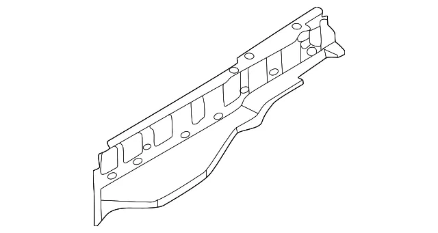 Quarter Panel Reinforcement - Ford (m2dz98513a31a)