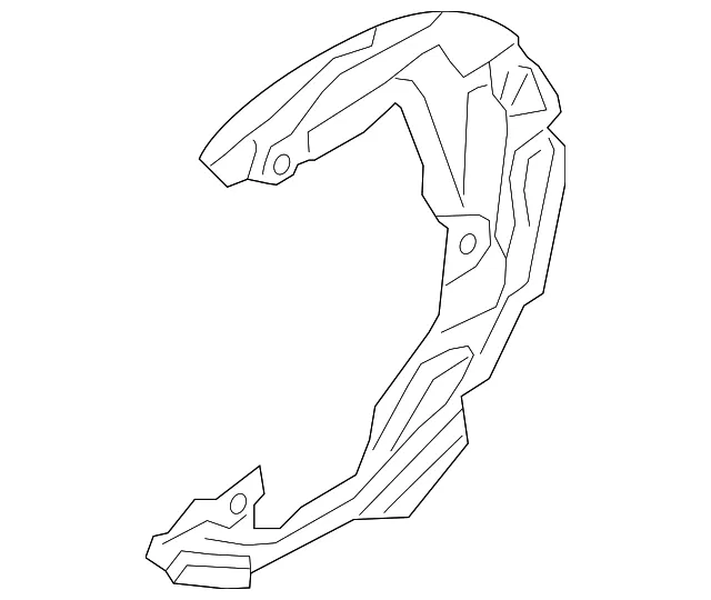 Splash Shield - Ford (m2gz2k004a) - view 2