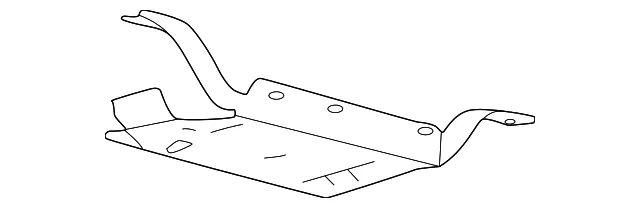 Floor Pan Splash Shield - Ford (mb3z5d032a) - view 2