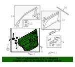 Door Interior Trim Panel - Ford (mb5z7827407dc) - view 4