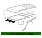 Windshield Header - Ford (mc5z7803408a) - view 4