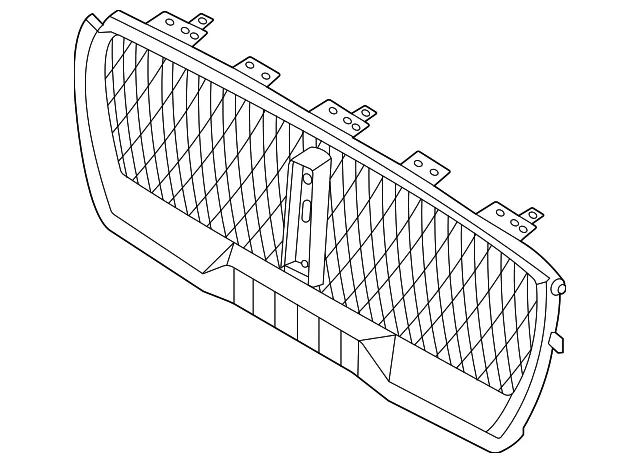 Grille Assembly Radiator - Ford (mc5z8200aa)
