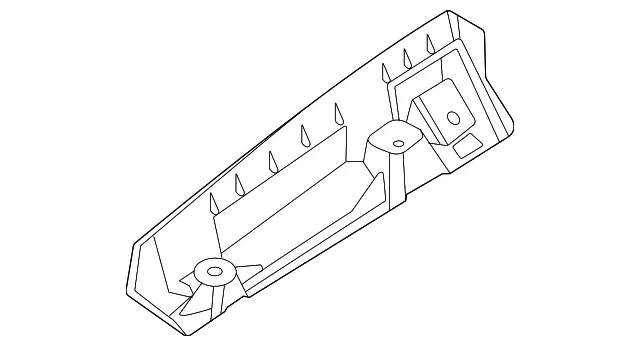 Front Headliner Side Bracket - Ford (mk4z6152166b) - view 2