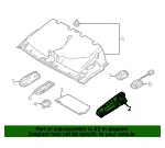 Front Headliner Side Bracket - Ford (mk4z6152166b) - view 6