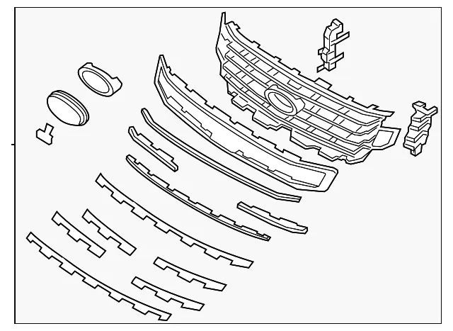 Grille Assembly - Ford (ml1z8200aa)