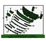 Grille Assembly - Ford (ml1z8200aa) - view 4