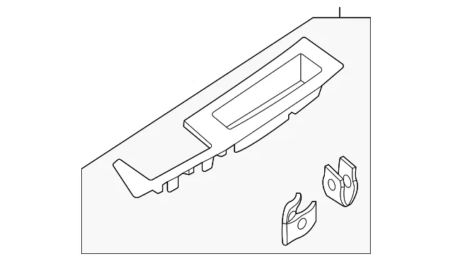 Pull Handle - Ford (ml3z14527ba) - view 2