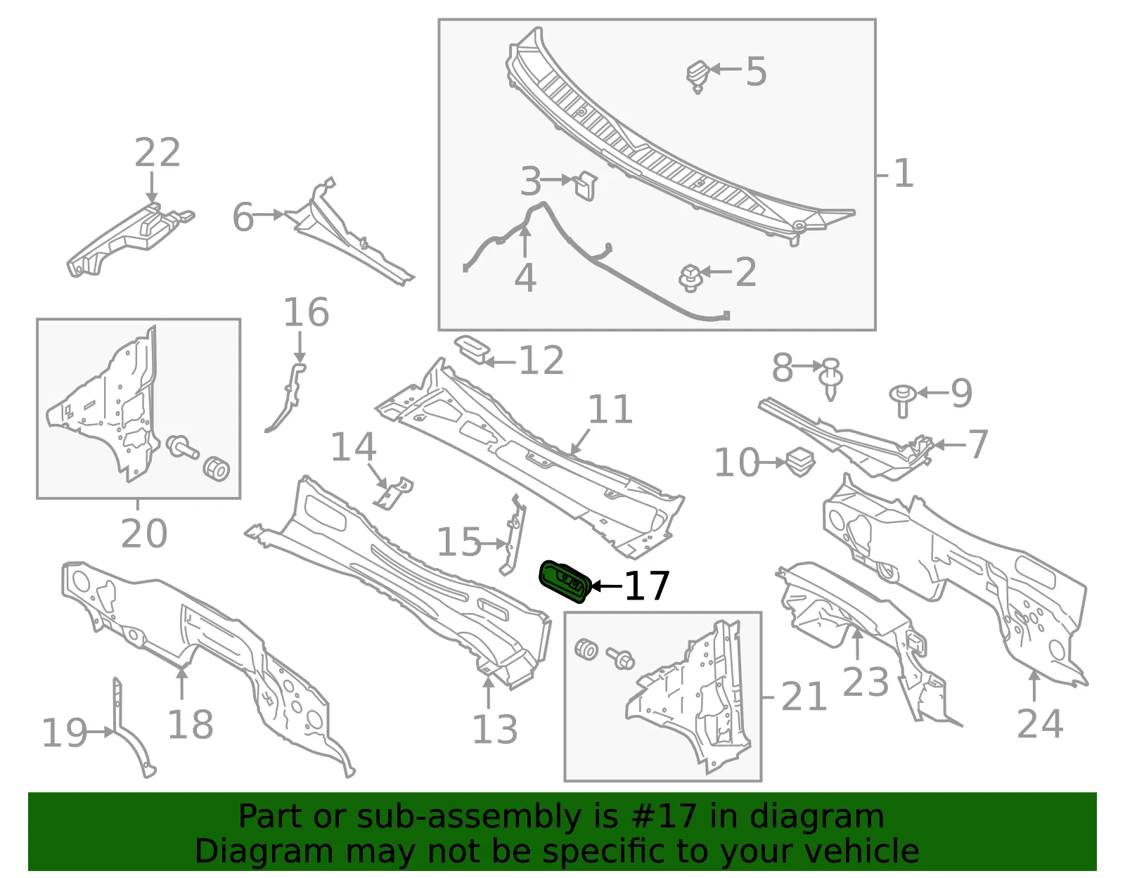 Deflector - Ford (ml3z1502408a) - view 3