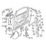 Door Latch Cable - Ford (ml3z15266a46a) - view 9