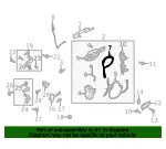 Door Latch Cable - Ford (ml3z15266a46a) - view 12