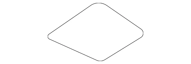 Door Panel Insert - Ford (ml3z16047a74aa) - view 2