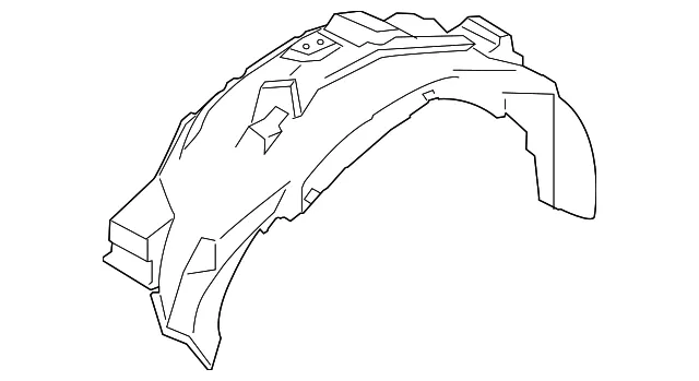 Fender Splash Shield - Ford (ml3z16102q) - view 3