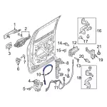 Door Latch Cable - Ford (ml3z16221a00a) - view 10
