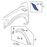 Fender Insert Emblem - Ford (ml3z16228aa) - view 7