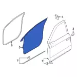 Door Shell Seal - Ford (ml3z1625324d) - view 11
