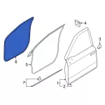 Door Shell Seal - Ford (ml3z1625324d) - view 12