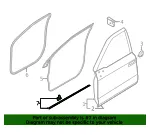 Door Shell Seal - Ford (ml3z1625324d) - view 14