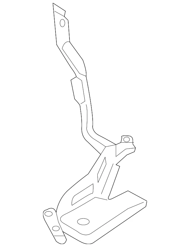 Hood Hinge - Ford (ml3z16796a) - view 3