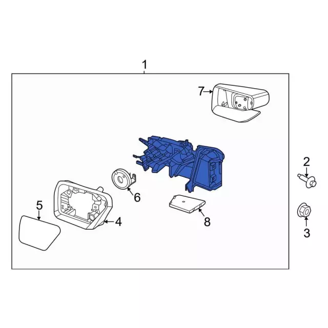 Door Mirror - Ford (ml3z17682aa) - view 4