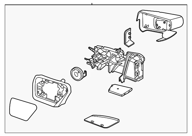 Mirror Assembly - Ford (ml3z17682ta) - view 3