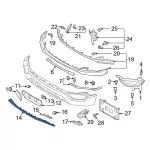 Bumper Trim - Ford (ml3z17c754bb) - view 13