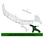 Bumper Face Bar Bracket - Ford (ml3z17c886f) - view 13