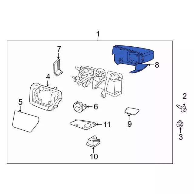 Mirror Cover - Ford (ml3z17d742ba) - view 2