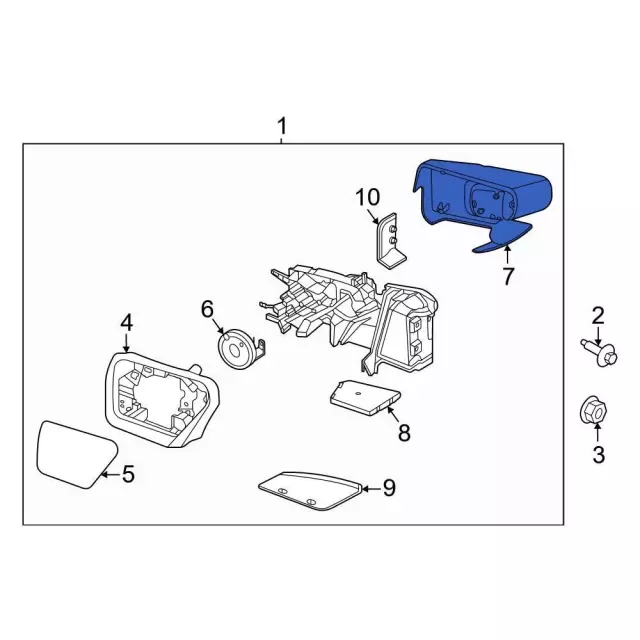 Mirror Cover - Ford (ml3z17d742ba) - view 3
