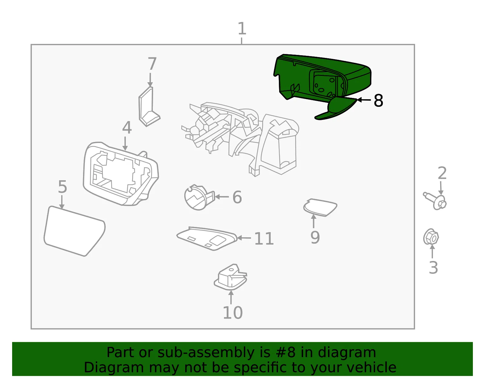 Mirror Cover - Ford (ml3z17d742ba) - view 5