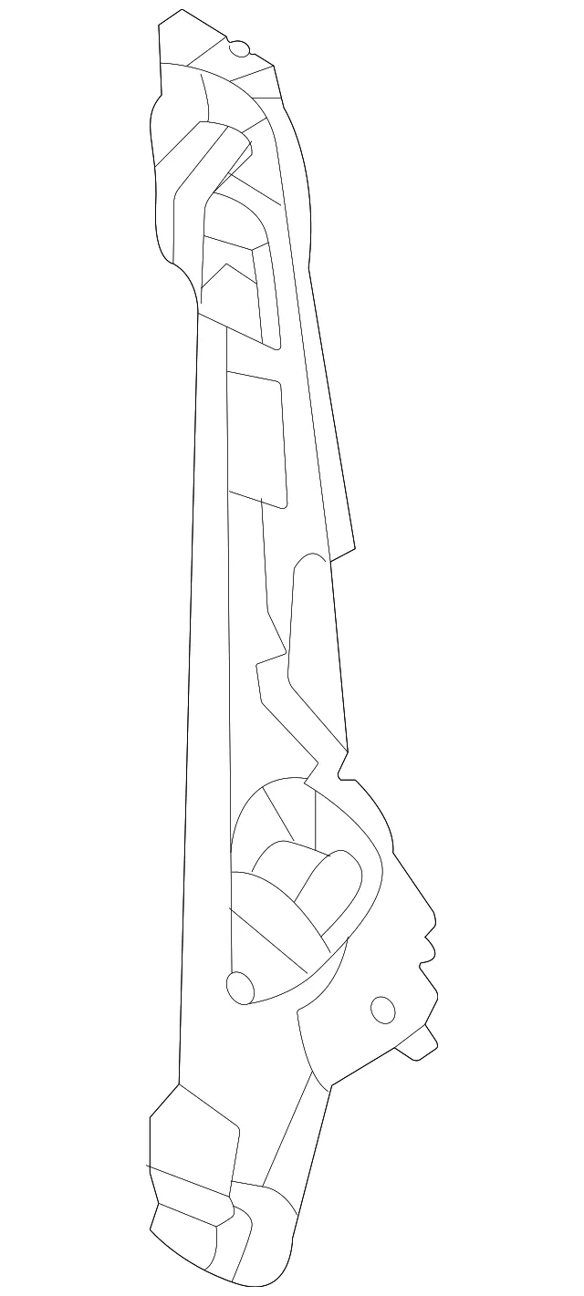 Window Regulator - Ford (ml3z1827009b)