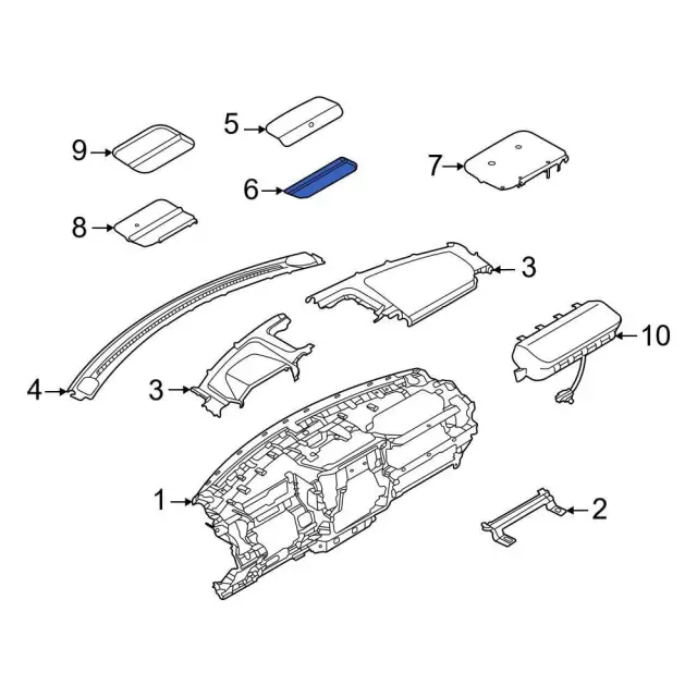 Speaker Grille - Ford (ml3z18978bb) - view 2