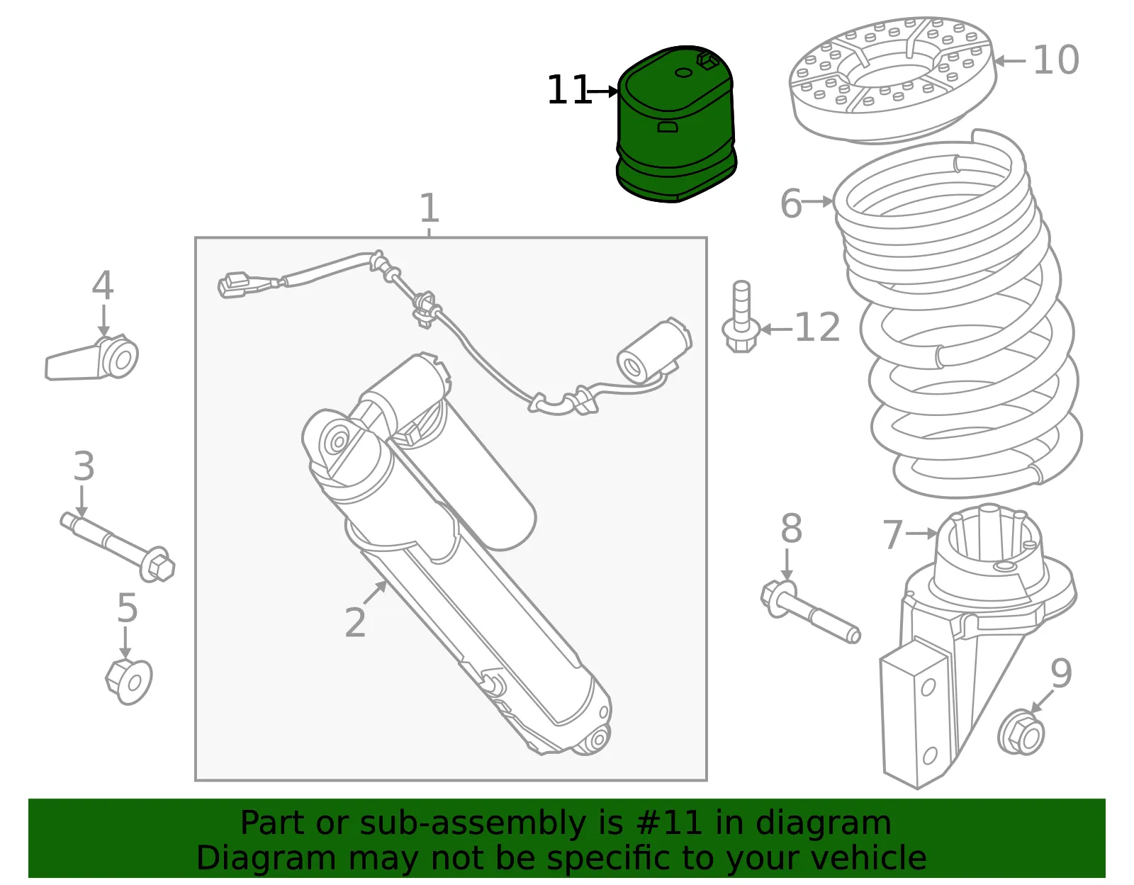 Stop Bumper - Ford (ml3z4730c) - view 5