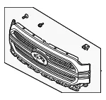 Grille - Ford (ml3z8200ka) - view 6