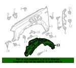 Fender Splash Shield - Ford (n2dz16103a) - view 4