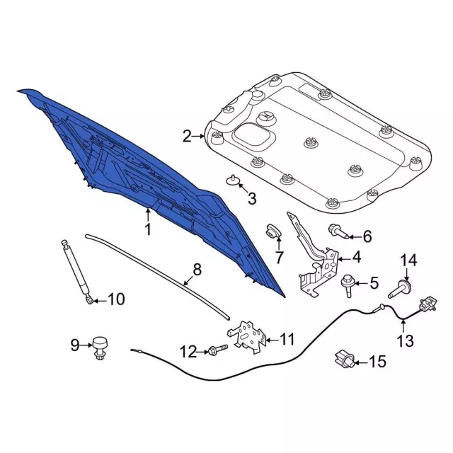 Hood Panel - Ford (n2dz16612a)