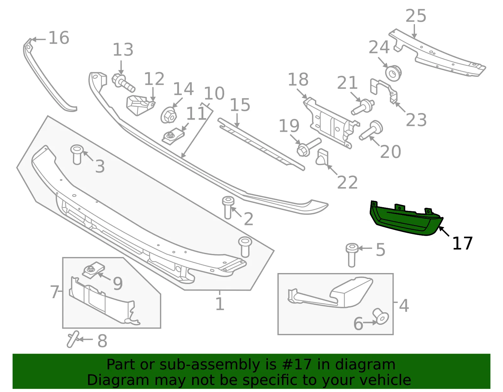 Valance Panel - Ford (n2dz17626ab) - view 4