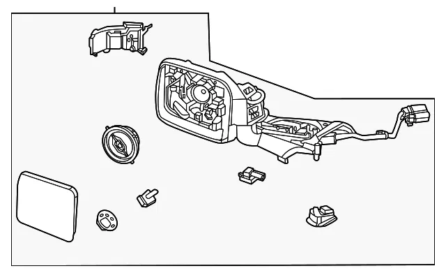 Mirror Assembly - Ford (n2dz17683a)