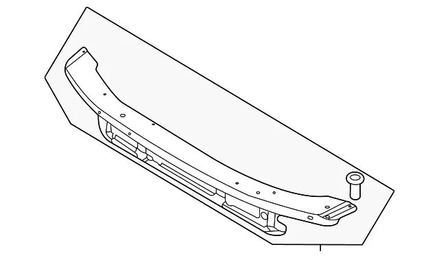 Bumper Face Bar - Ford (n2dz17757aa)