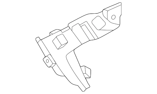 Bumper Extension Bracket - Ford (n2dz17d942a) - view 2